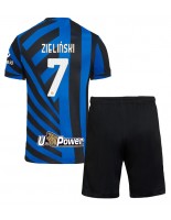 Inter Milan Piotr Zielinski #7 Kotipaita Lasten 2024-25 Lyhythihainen (+ shortsit)